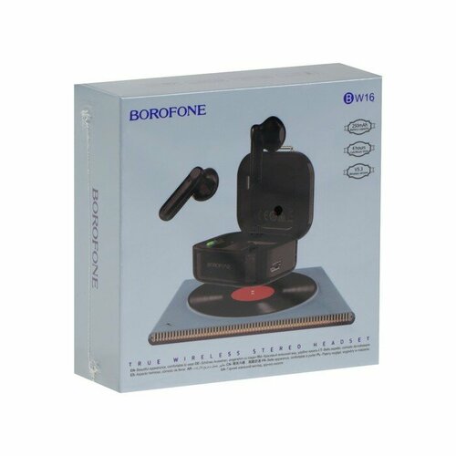 Наушники беспроводные BW16 вкладыши TWS микрофон BT53 30250 мАч чёрные 179300₽