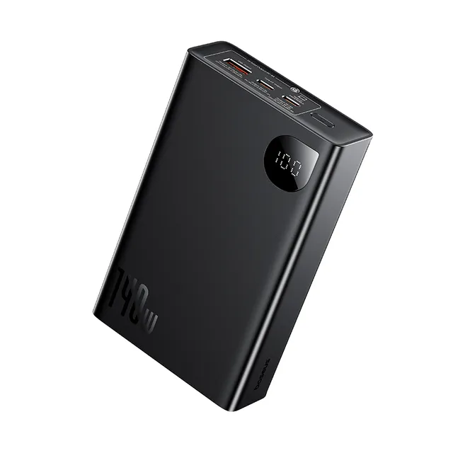 Внешний аккумулятор Baseus Adaman Digital Display Fast Charge Power Bank 24000mAh PD 140W (PPADM140), черный/ повербанк