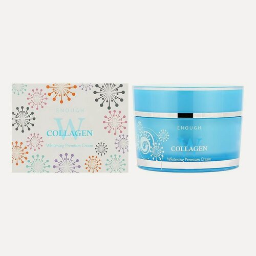 Изображение товара Крем для лица ENOUGH W COLLAGEN с коллагеном (выравнивающий тон кожи) 50 г