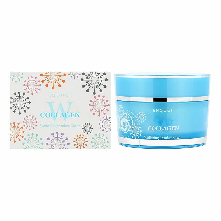 Крем для лица ENOUGH W COLLAGEN с коллагеном (выравнивающий тон кожи) 50 г