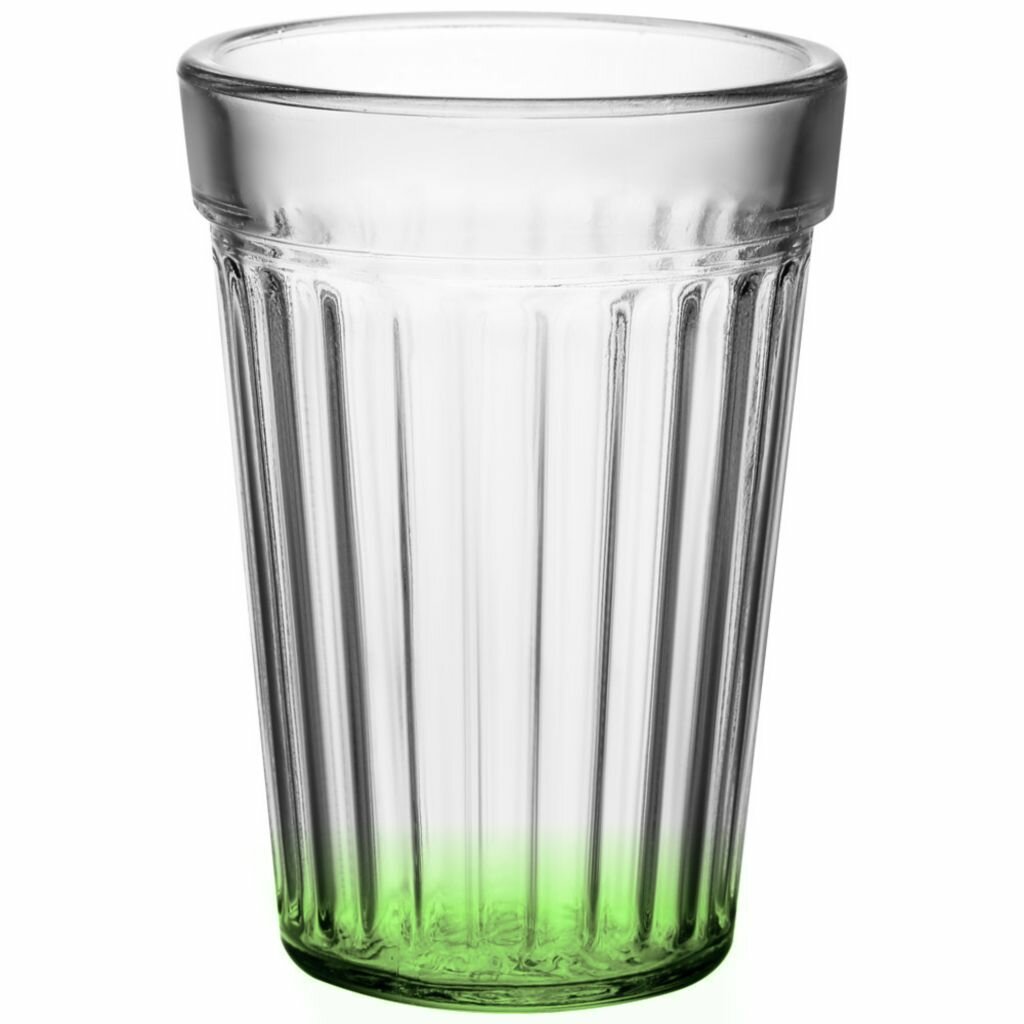 фото Набор граненых стаканов "Цветное дно" 250мл 2шт.