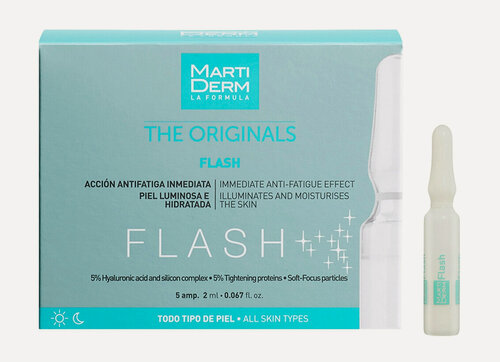 Изображение товара MARTIDERM The Originals Flash Ампулы для лица «Флэш», 5x2 мл