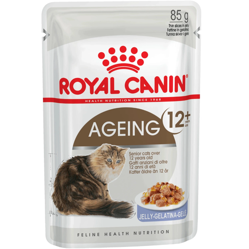 Влажный корм для пожилых кошек Royal Canin Ageing +12 6 шт. х 85 г (кусочки в желе)