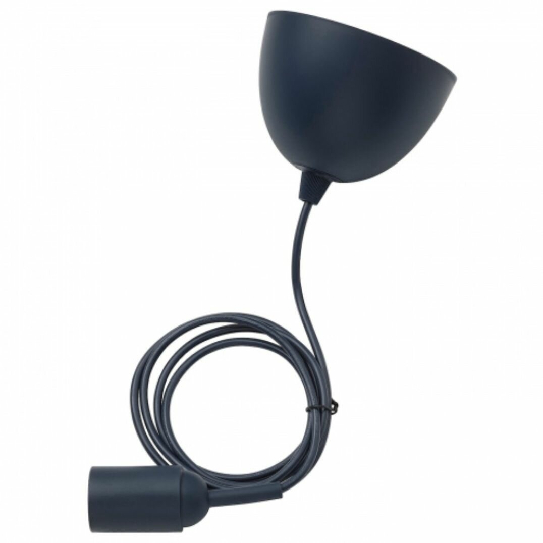 фото Шнур-подвес для лампочки IKEA гравакка 1.8м темно-синий