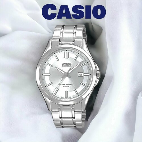фото Наручные часы casio, серый металлик