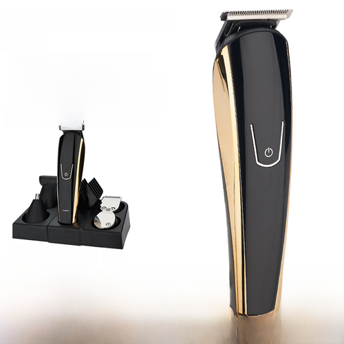 Электрическая машинка для стрижки волос 5 в 1 золотого цвета размеры 185х85х60 мм 121600₽