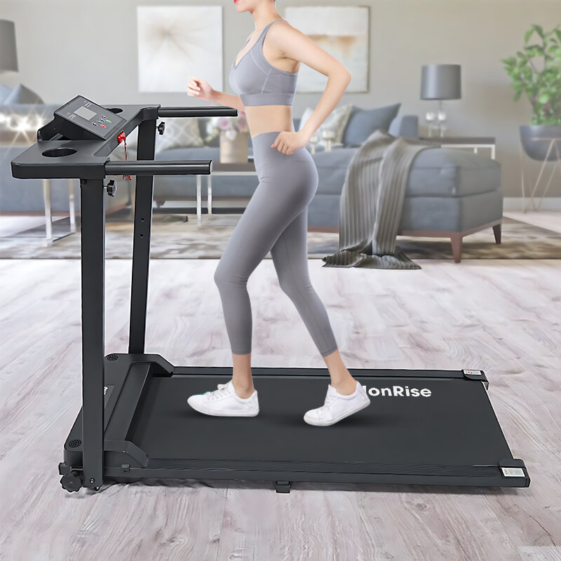 фото HonRise Домашняя беговая дорожка, дисплей на панели: скорость, количество калорий, время, дистанция, режим тренировки
