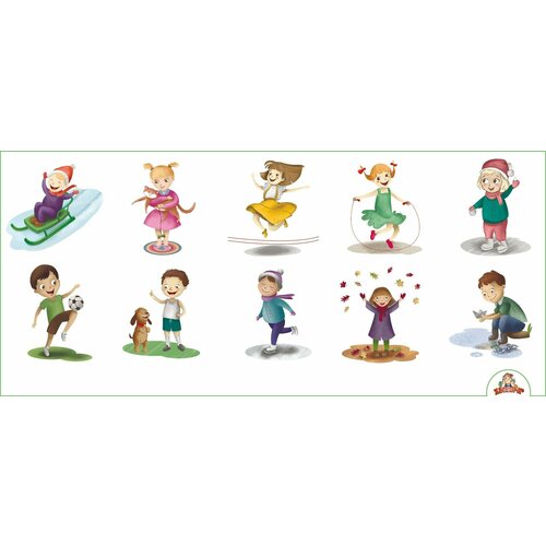 Развивающий набор наклеек 