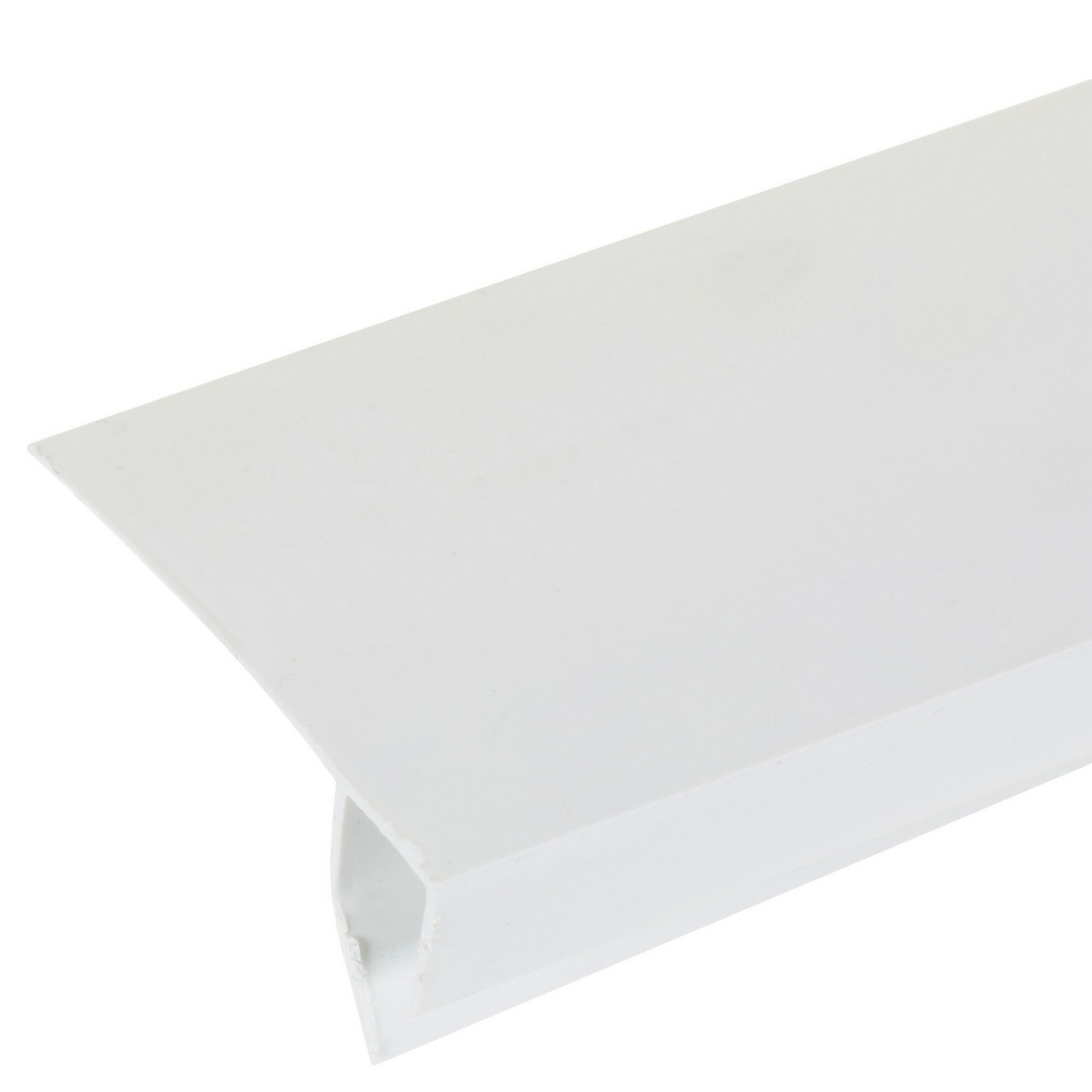 фото Профиль ПВХ оконный F-образный 55 мм 3000 мм, цвет белый