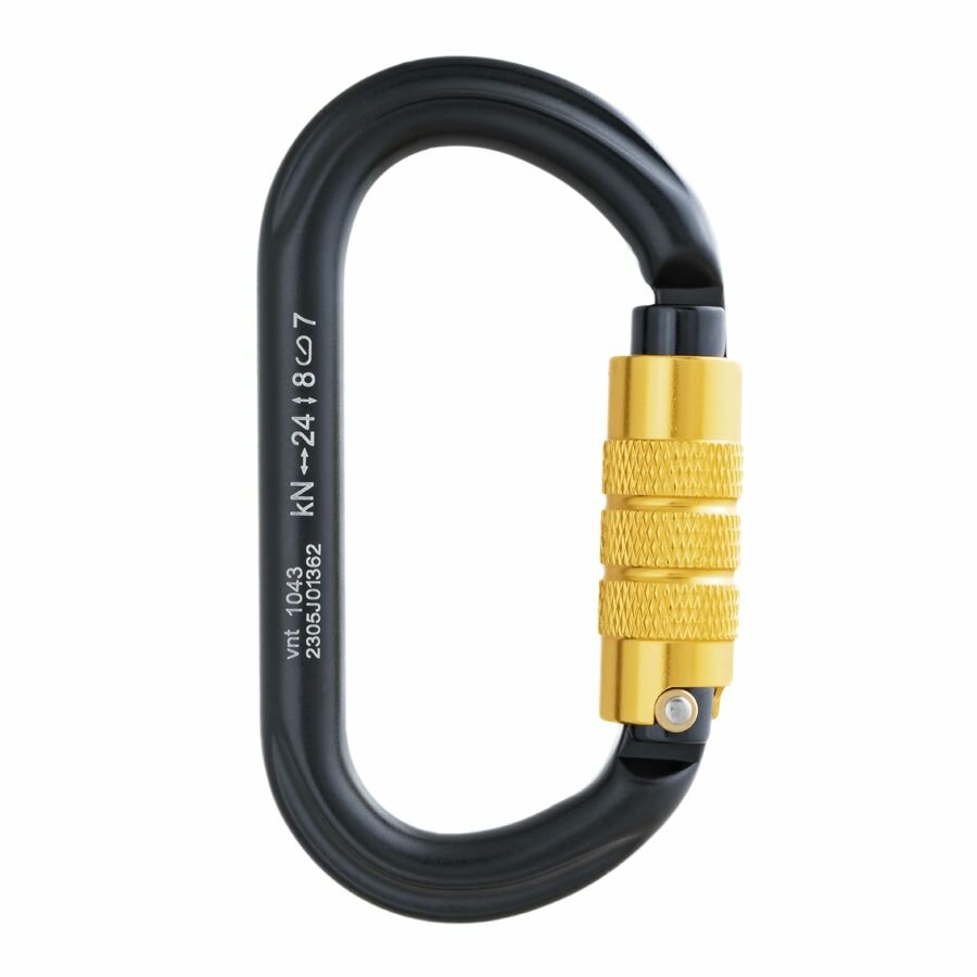Карабин Венто "Овал автомат" байнетная муфта , черный