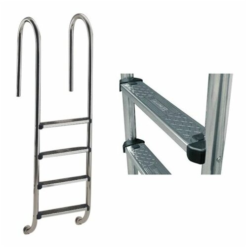 Лестница AstralPool Wall с 3 ступенями Standard, AISI-304, цена - за 1 шт
