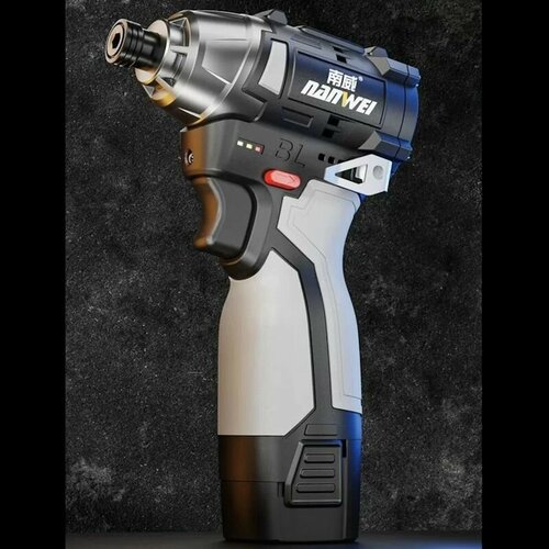 Шуруповерт ударный набор бит 2 аккумулятора 4857₽