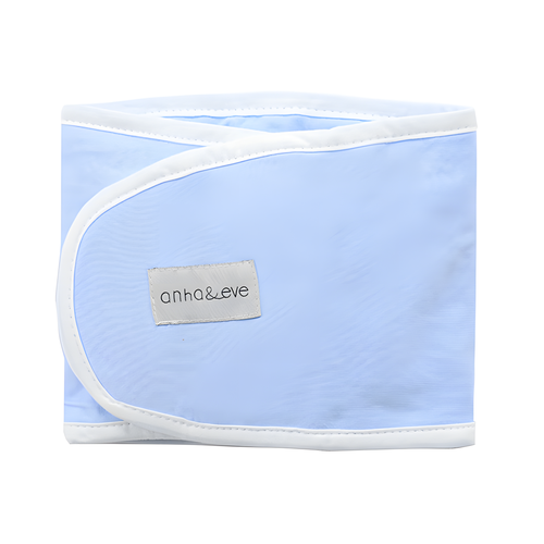 Пояс для простого пеленания новорожденных MY BABY, эластичная регулировка на липучках, синий