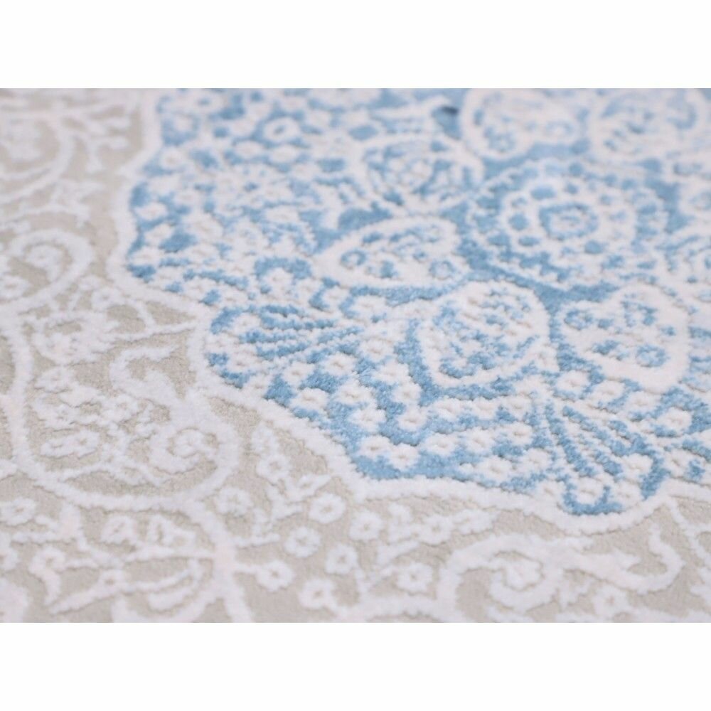 Ковер Oz Caplan Teddy 01800A D.Brown Овал (0.8x1.5 м) основа джут