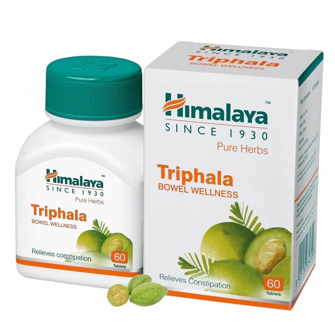 Гималаи трифала( triphala) для здоровья кишечника 2x60 таблеток