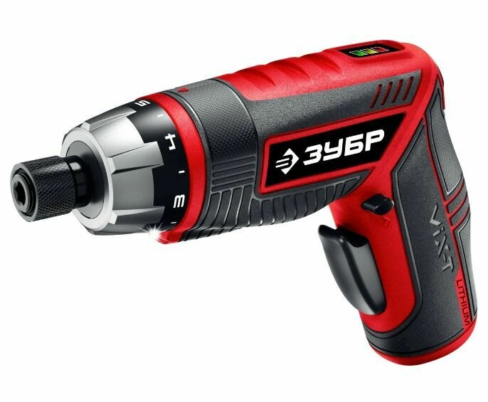 Отвертка-трансформер аккум. ЗУБР 3,6В в кейсе с 10 битами ЗО-ЕМ-3,6 Ли