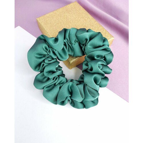 Резинка шелковая для волос морского цвета аксессуар для прически 405₽