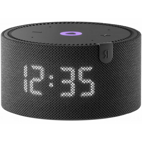 Умная колонка Яндекс Станция Мини с часами с Алисой черный оникс 10Вт 10000₽