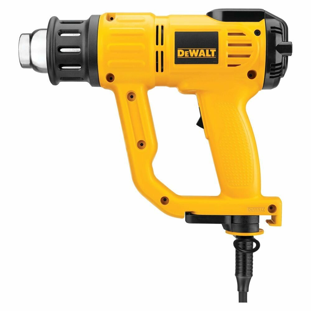 Фен строительный профессиональный DeWALT D26414-QS с плавной регулировкой температуры ЖК-дисплеем 2 насадки