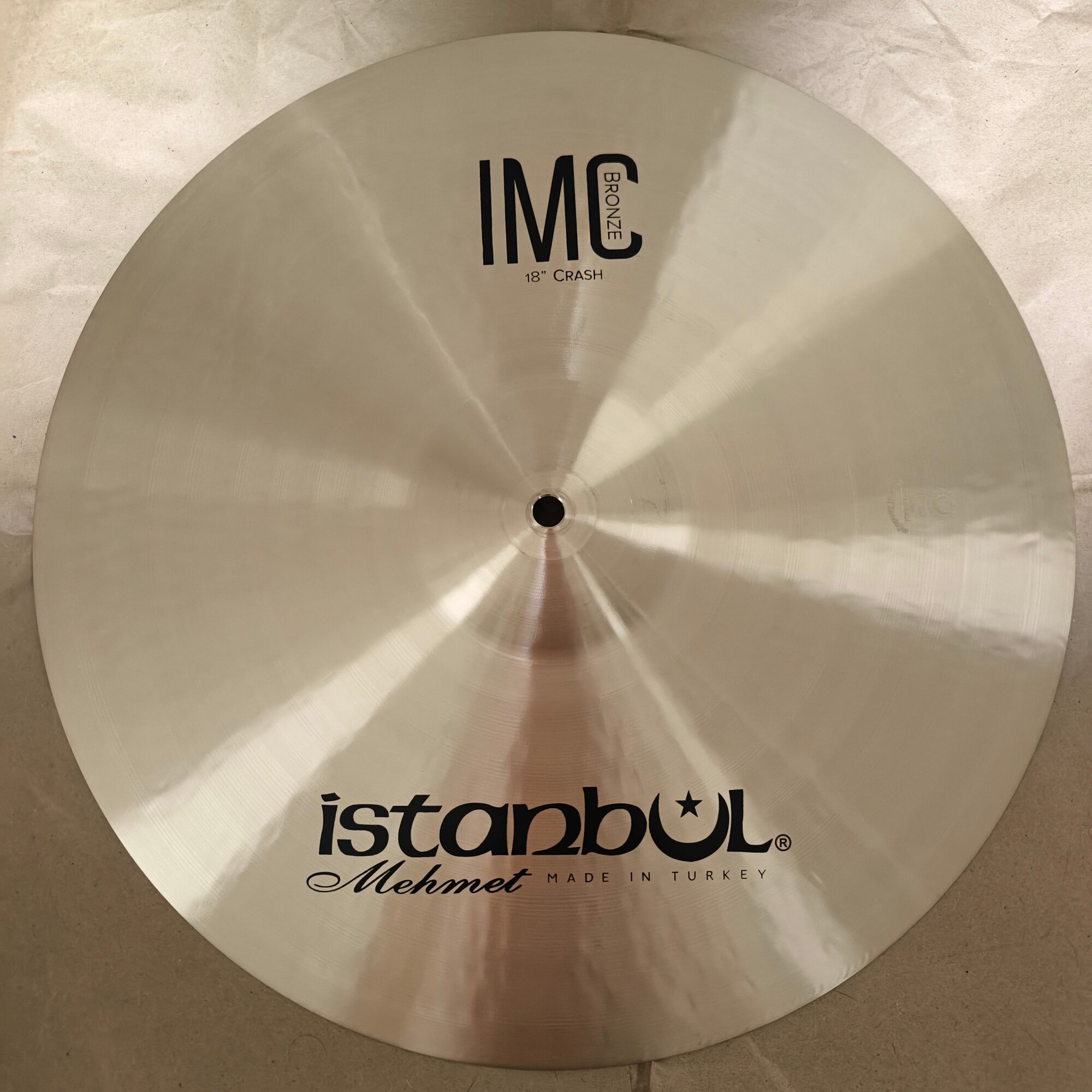 Тарелка для барабанов Istanbul Mehmet IMC Bronze Natural Crash 18"