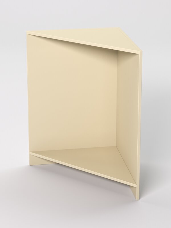 Прилавок "эконом" №6 угловой, Крем Вайс. Производитель товара - компания Westcom.