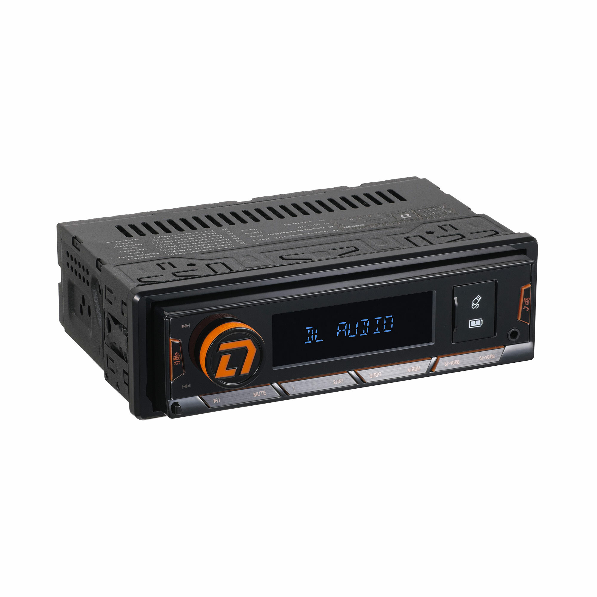 Магнитола автомобильная DL Audio Barracuda HALF-DSP Head Unit 1din, Bluetooth