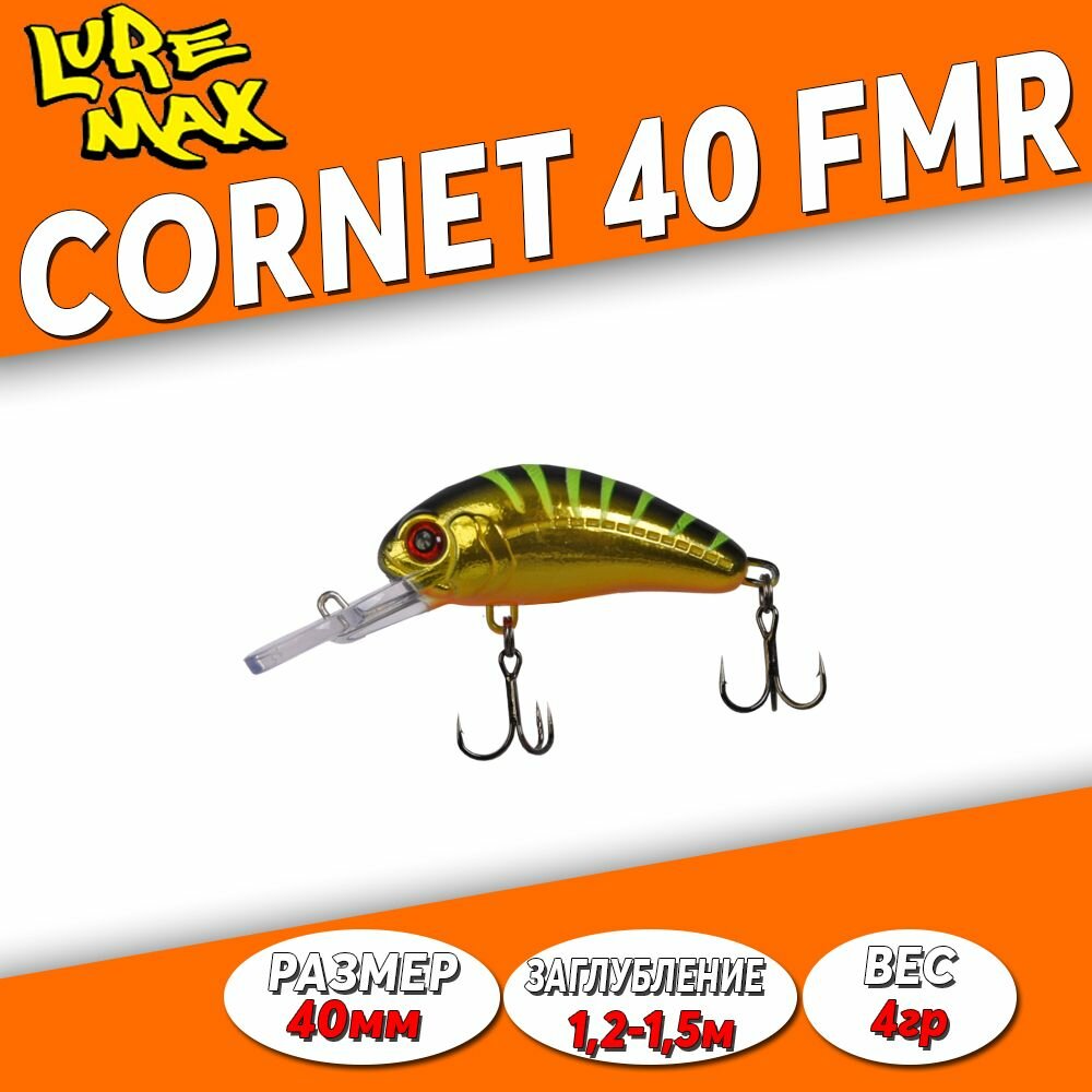 Воблер LureMax CORNET 40FMR-066 4 г / Воблер Hornet