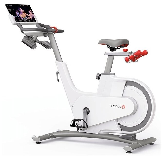 Вертикальный велотренажер YESOUL Smart Spinning bike V1, белый