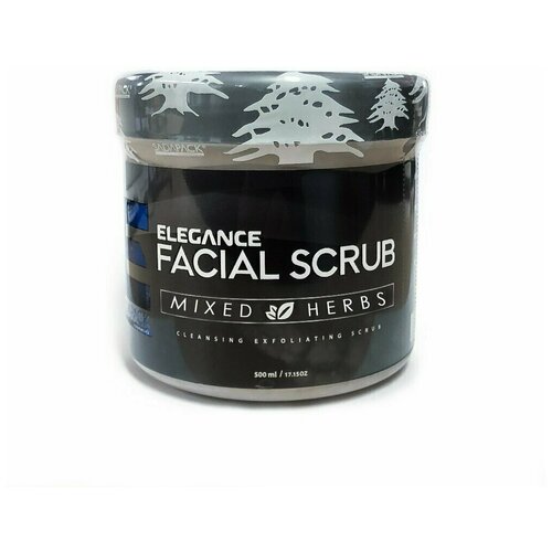 Elegance Facial Scrub Mixed Herbs Intensive Nutrition - Скраб для лица Смесь трав Питающий 500 мл