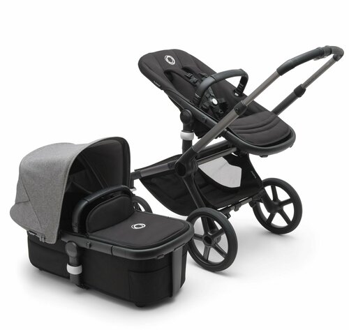 Коляска Bugaboo Fox 5 Graphite/midnight black/ Grey