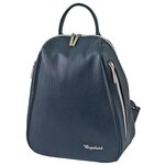 Сумка женская из искусственной кожи, рюкзак на молнии с карманами, сумка Bagsland, сумка синяя - изображение