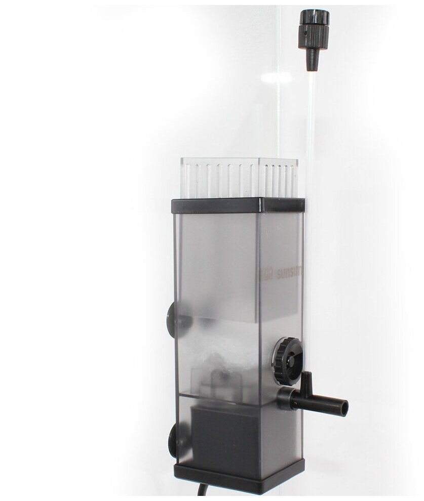 SUNSUN Фильтр-скимер внутренний SUNSUN JY-03 с регулятором потока воды и воздуха, 5 Вт, 300 л/ч - фотография № 13