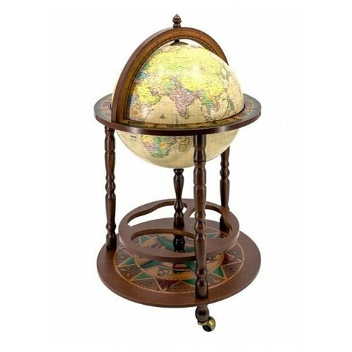 Глобус-бар напольный d.40 см, карта на русском языке, 87. RBG