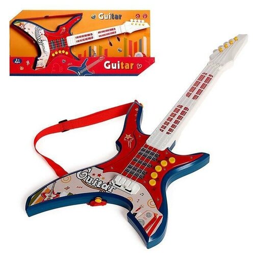 Игрушка музыкальная-гитара Крутой рокер, звуковые эффекты игрушка музыкальная гитара рокер