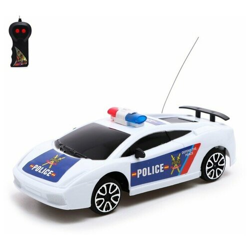Машина «Полиция», на радиоуправлении, работает от батареек