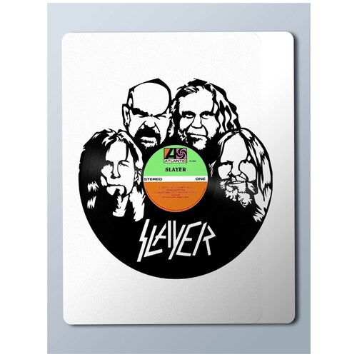 Коврик для мыши с принтом Музыка Slayer slayer, hard rock, слэйер - 22293