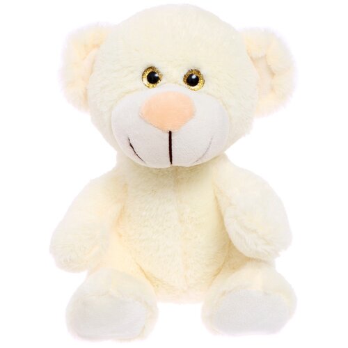 Мягкая игрушка UNAKY Soft toy Медвежонок Сильвестр, 20 см, белый