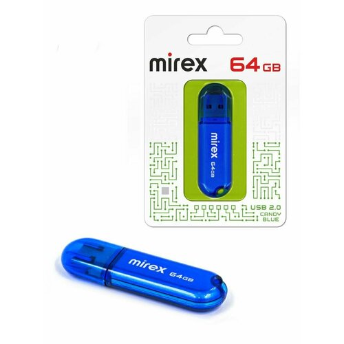USB Flash Drive MIREX CANDY BLUE 64GB