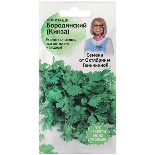 Кориандр Бородинский 3 г, семена кориандра для балкона дома, кинза для проращивания