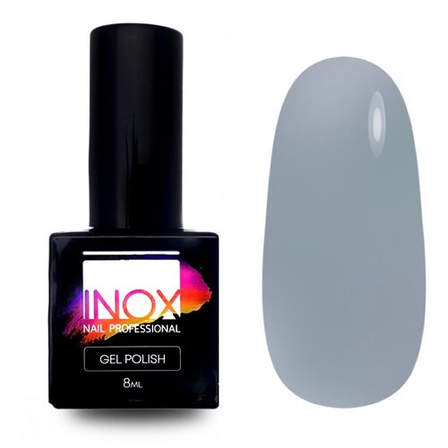 Купить INOX nail professional, Гель лак 160-Стокгольм 8 мл, голубой