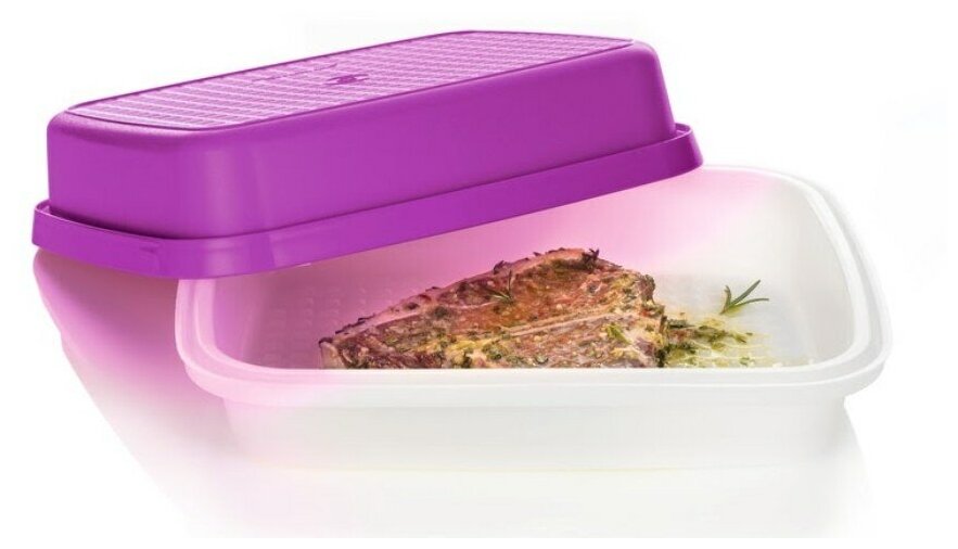 Tupperware Маринадница с фиолетовой крышкой - фотография № 3