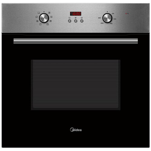Встраиваемый электрический духовой шкаф Midea MO47001X серебристый 7 режимов объём 70 л 3157000₽
