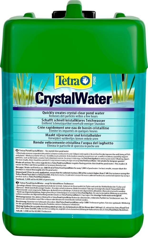 Tetra Pond Crystal Water - средство для очистки прудовой воды от мути, 250 мл - фотография № 7