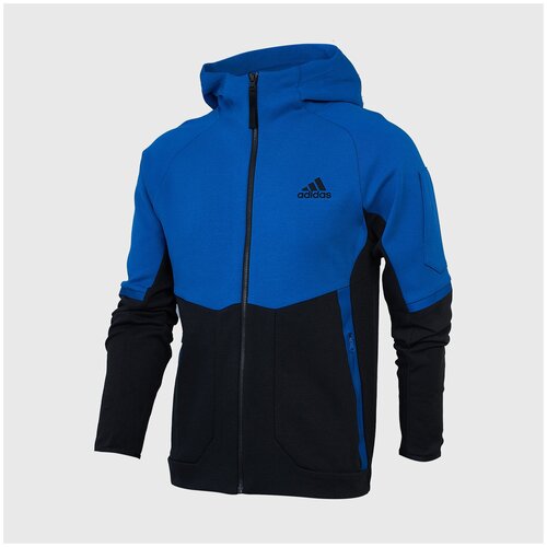 фото Олимпийка adidas, капюшон, размер (52)xl, синий