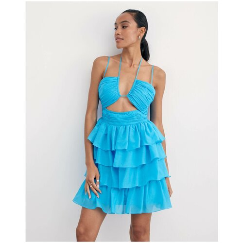 фото Платье с объемными воланами i am studio xs