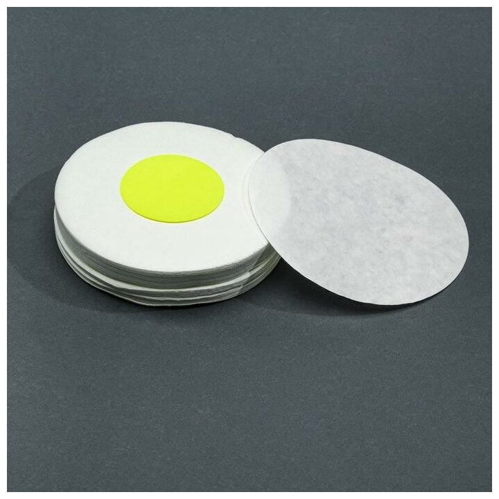 Фильтры d 125 мм, желтая лента, марка ФОБ, очень быстрой фильтрации, 100 шт./В упаковке шт: 1