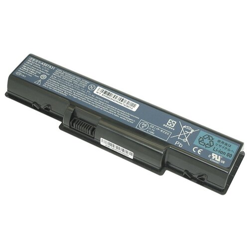 Аккумуляторная батарея для ноутбука Acer Aspire 4710 (AS07A31) 4400mah черная