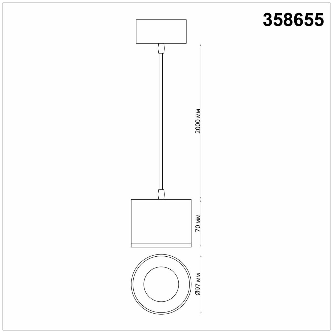 Светильник Novotech PATERA 358655 - фото №2