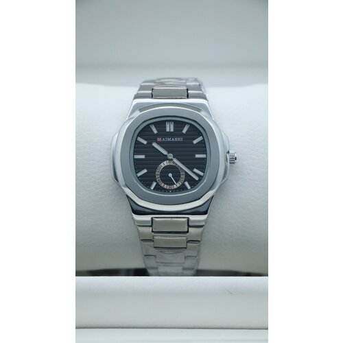 фото Наручные часы часы наручные милитари кварцевые с датой, черный мэбо