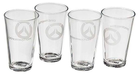 Сувенир Blizzard Стакан 4шт. Overwatch Pint Glasses